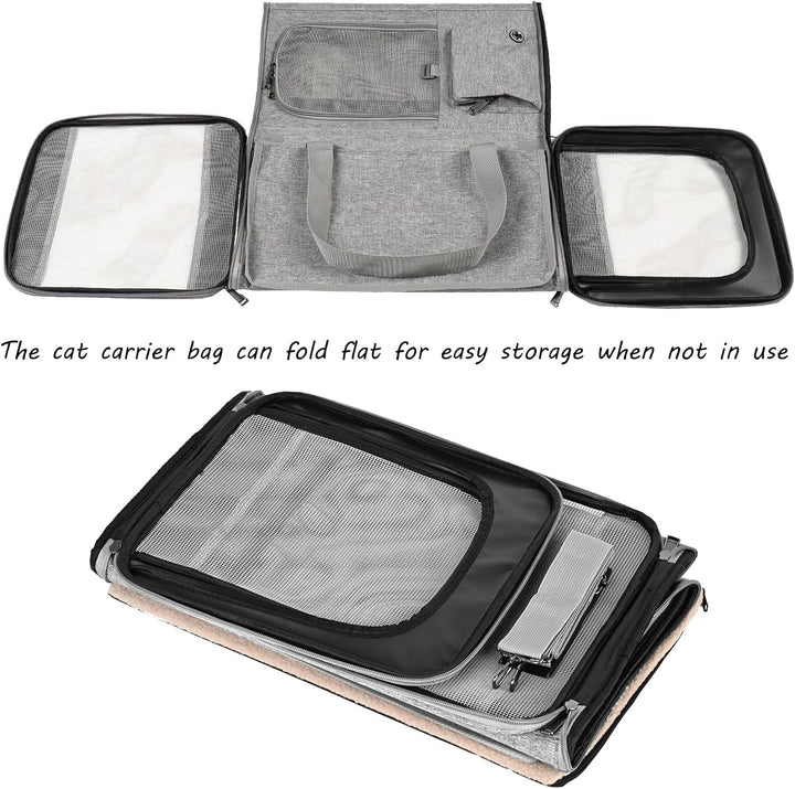 Katzentasche Transporttasche Hundebox Faltbar Hundetransportbox Katzentransportbox Hundetasche für k