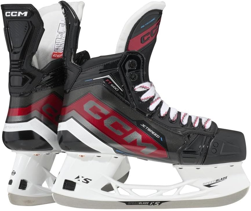 CCM Jetspeed FT680 Eishockey Schlittschuhe, Senior Regular (Medium Profile) 9 = 44.5, Regular (Mediu