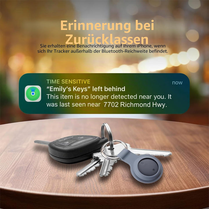 Reyke Smart Tag Pro, Koffer Tracker kompatibel mit Apple Wo ist APP (nur iOS), Schlüsselfinder für S