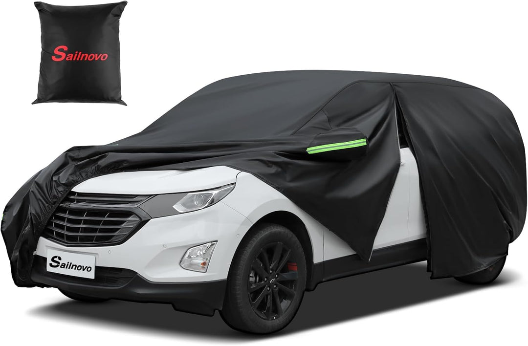 Sailnovo Autoabdeckung Wasserdicht,7 Schichten Coupé Autoplane Outdoor UV-Schutz Allwetter Universel