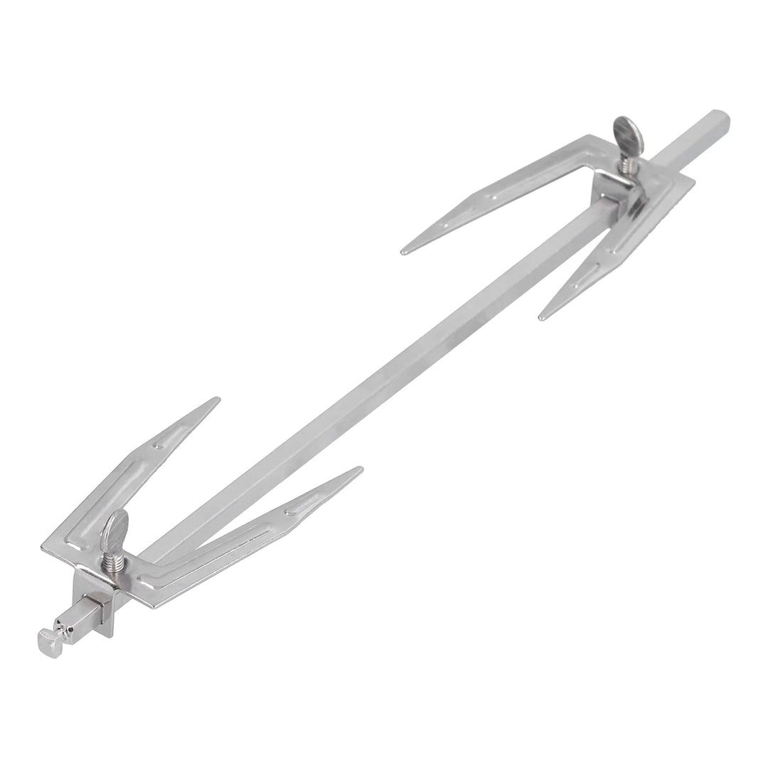 Grillspiess, Edelstahl Schaschlikspiesse, 27cm Rotierende Grill Fleischnadeln Rotisserie Gabel Brath