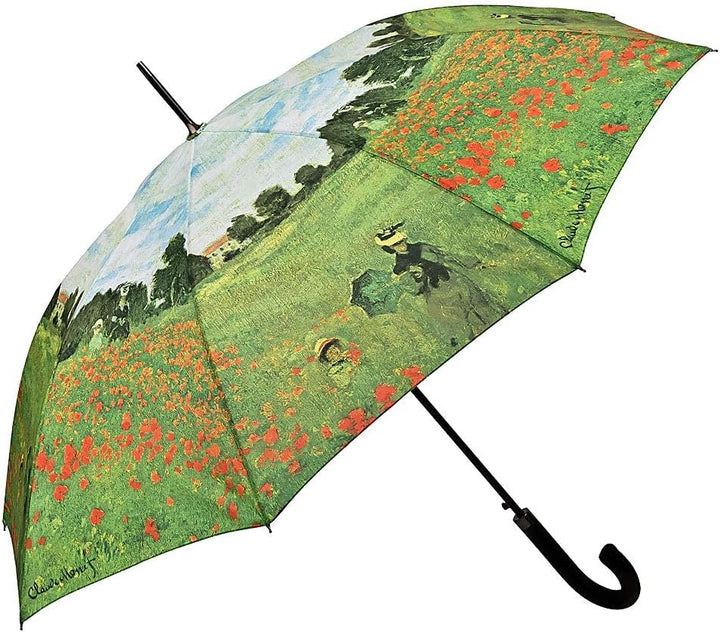 VON LILIENFELD Regenschirm Claude Monet: Mohnblumenfeld Auf-Automatik Kunst Stockschirm