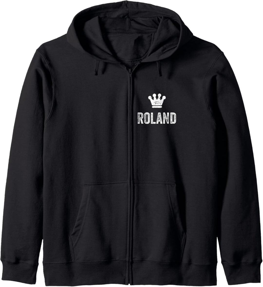 Roland der König / Krone & Name Design für Herren Called Roland Kapuzenjacke
