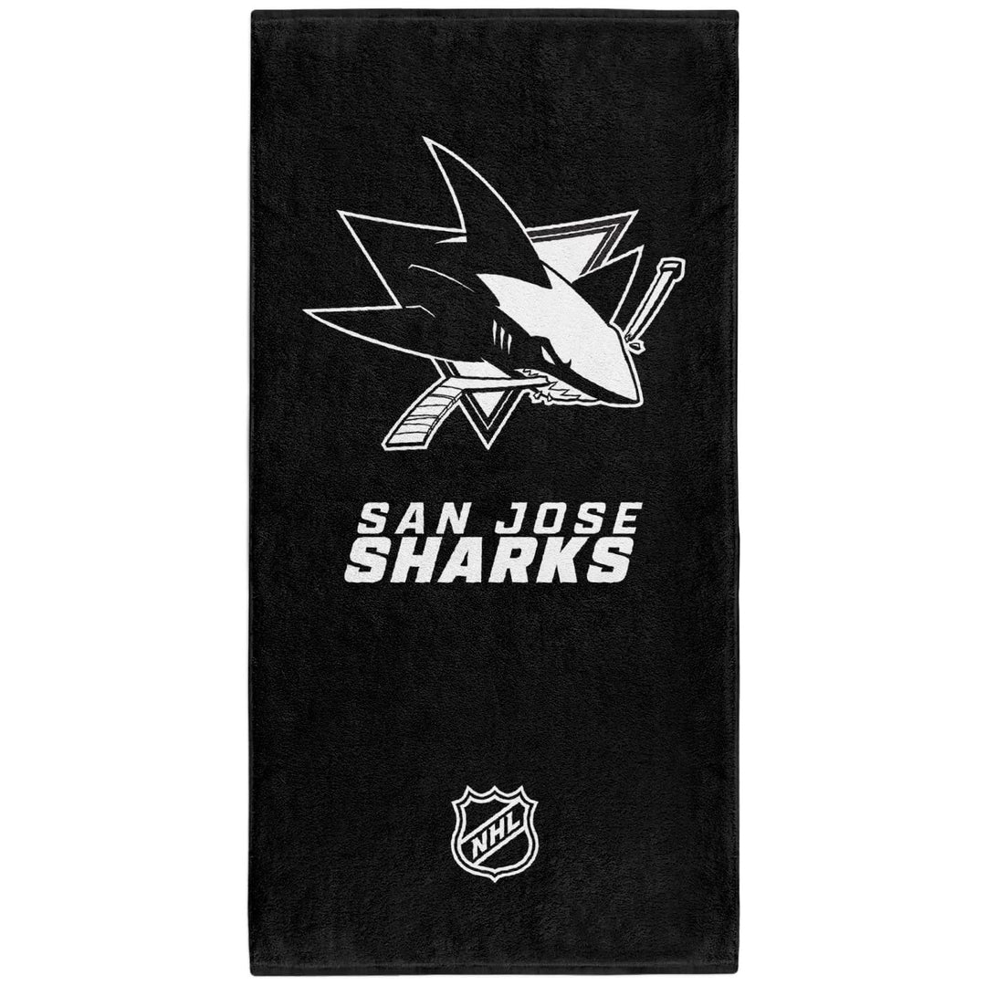 San Jose Sharks NHL Duschtuch Handtuch Badetuch in 70 x 140 cm, 100 % Baumwolle