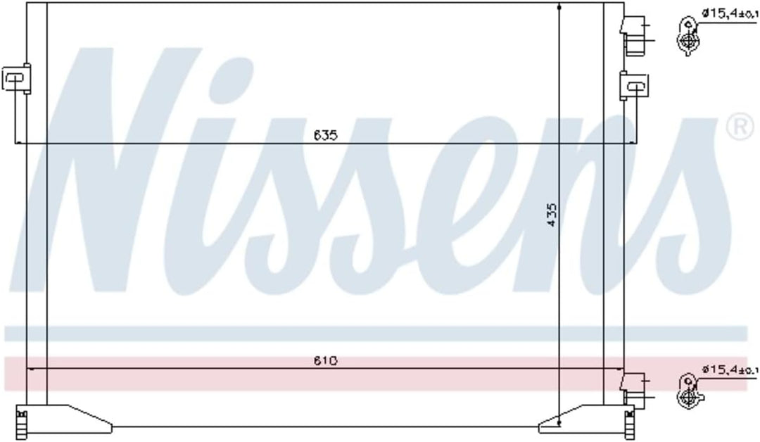 Nissens 940109 Kondensator, Klimaanlage