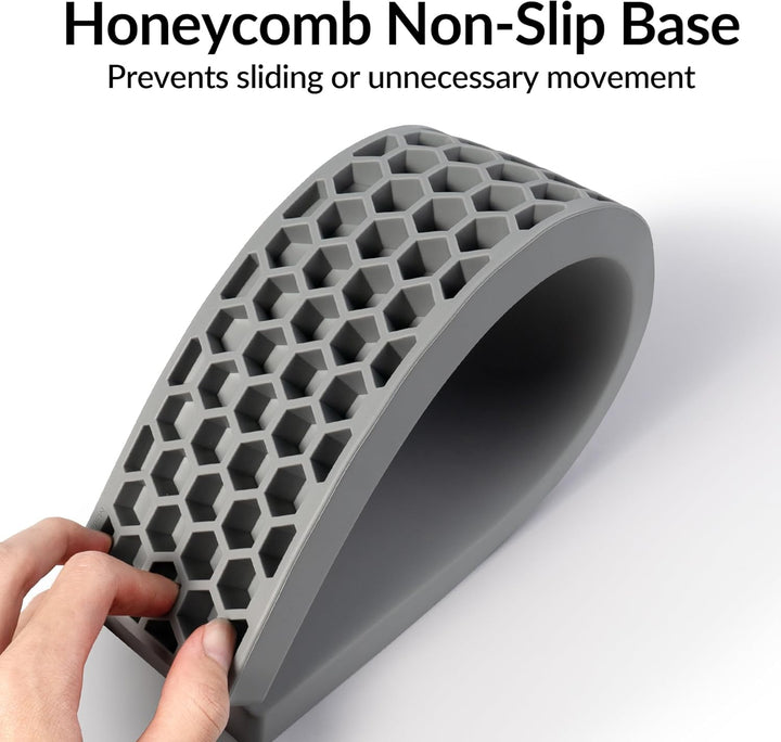 Keychron Grey Silicone Wrist & Palm Rest, 327mm (12.89") for 75% Compact Keyboard Series V1/V2/Q1/Q2