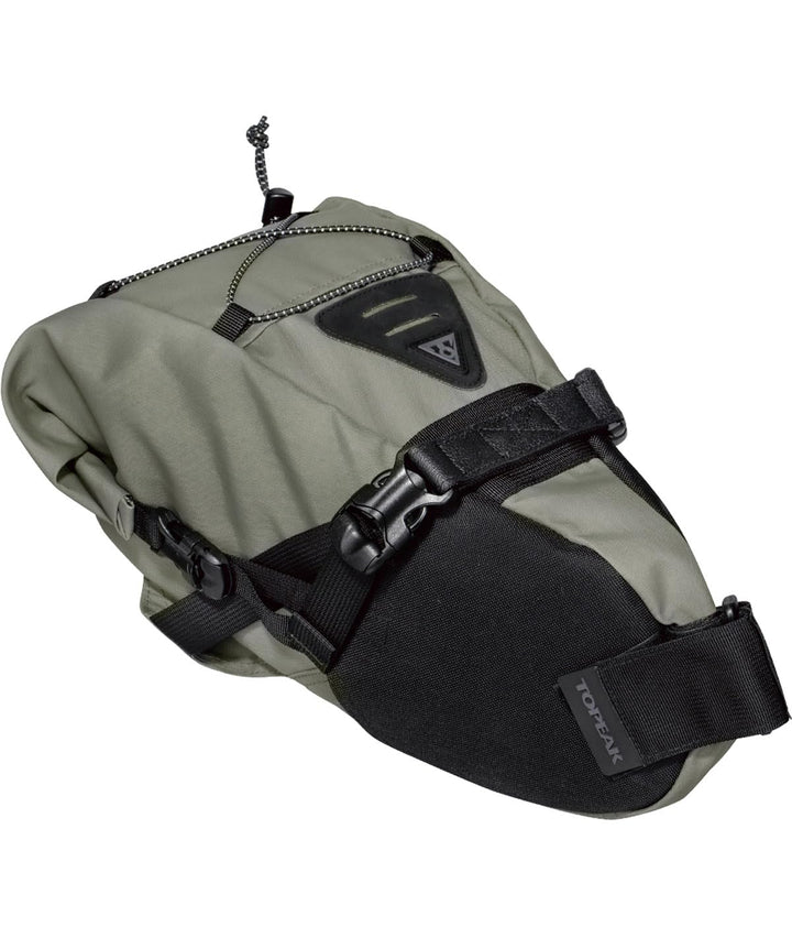 TOPEAK Sattelstütze Fahrradtasche Backloader 10L 6 Liter Grün, 6 Liter Grün