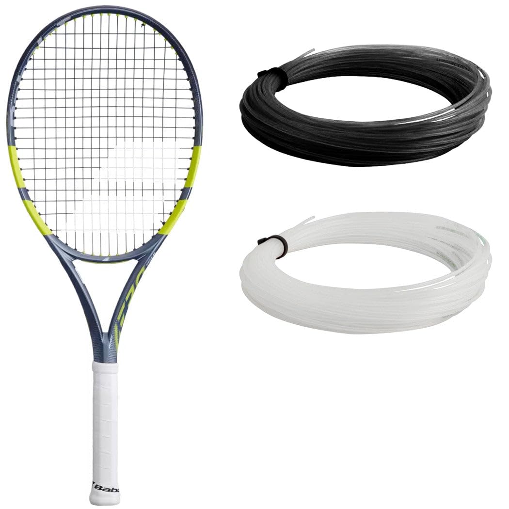 Babolat Tennisschläger Pure Aero Team, 9. Generation, besaitet mit 16 g Babolat Syn Gut bei mittlere