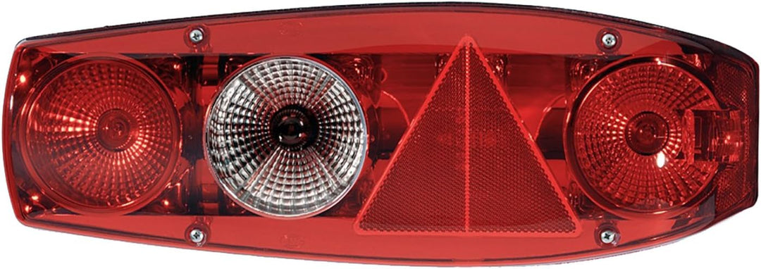 HELLA - Heckleuchte - Caraluna II - Glühlampe - 12V - Einbau/geschraubt - Lichtscheibenfarbe: rot -