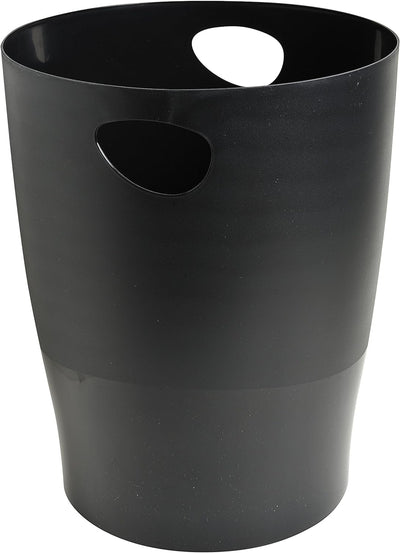Exacompta 45398D ECOBIN 8er Pack Papierkörbe 15 Liter mit Griffen. Eleganter und robuster Papierkorb
