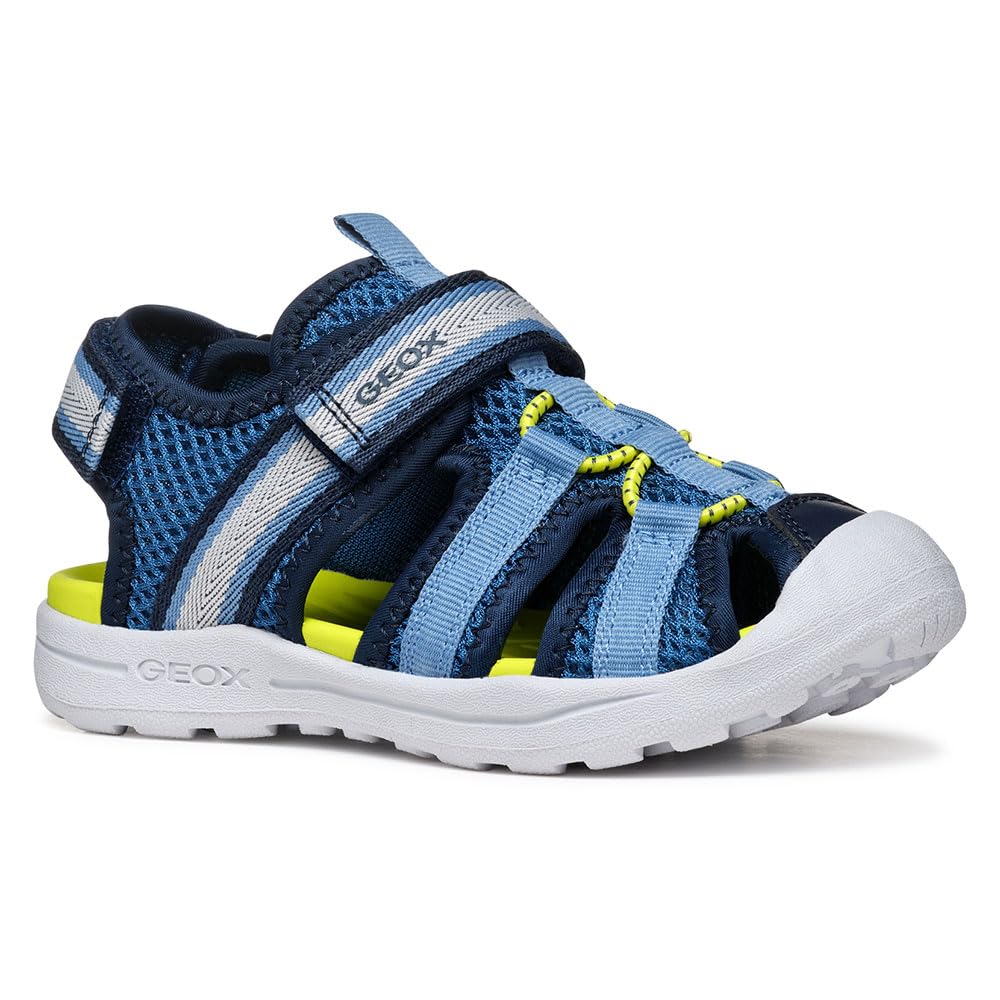 Geox Baby - Jungen B Sandal Multy Boy BSandalen 24 EU Navy Lt Blue, 24 EU Navy Lt Blue