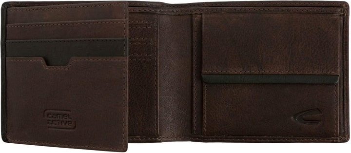 camel active bags Osaka Herren Geldbörse RFID Mittelgross Querformat Leder Braun 11 x 2 x 8,5 Brown,
