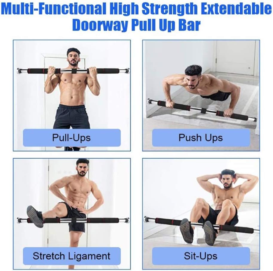 Klimmzugstange Tür | 80-130 cm | 150 kg | Türreck | Turnstange | Krafttraining | Pull Up Bar | Arm |