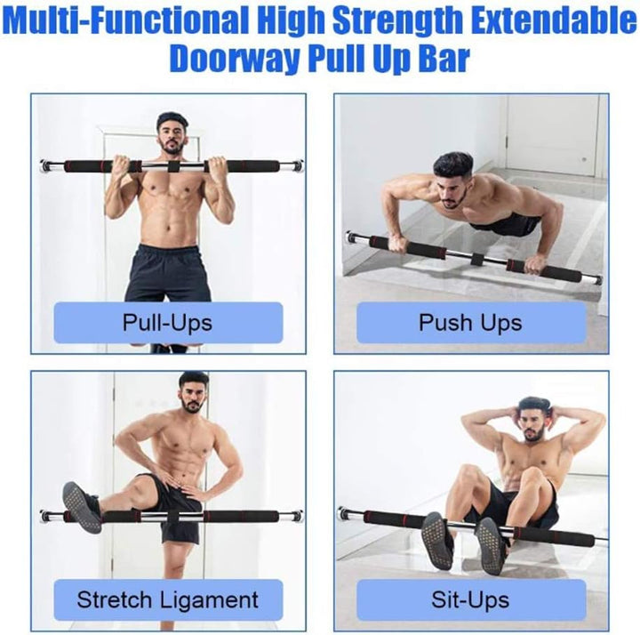 Klimmzugstange Tür | 80-130 cm | 150 kg | Türreck | Turnstange | Krafttraining | Pull Up Bar | Arm |