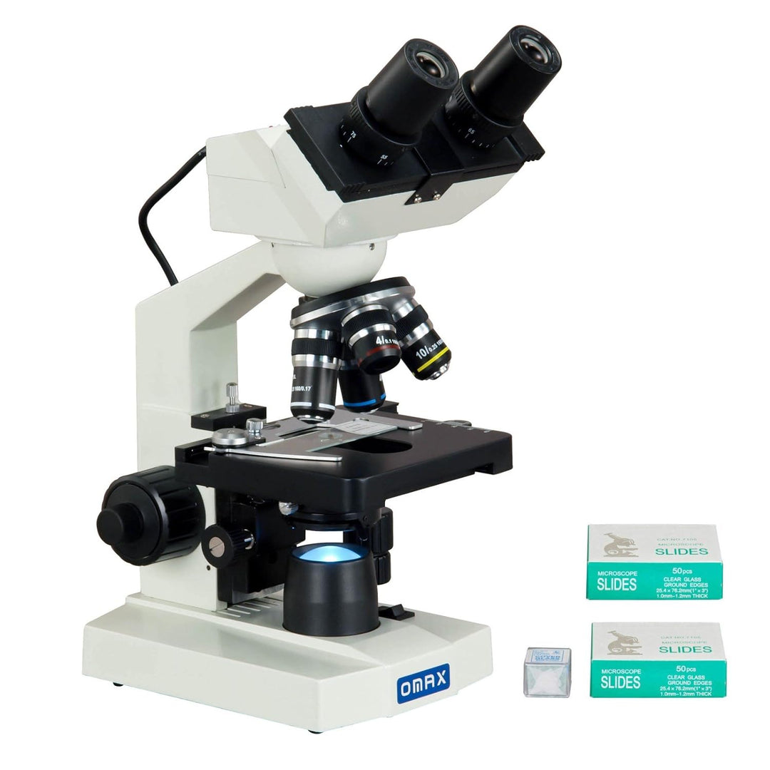 AmScope MD82ES10-SC100 OMAX Eingebautes digitales 1,3-Megapixel-LED-Mikroskop mit binokularer Verbin