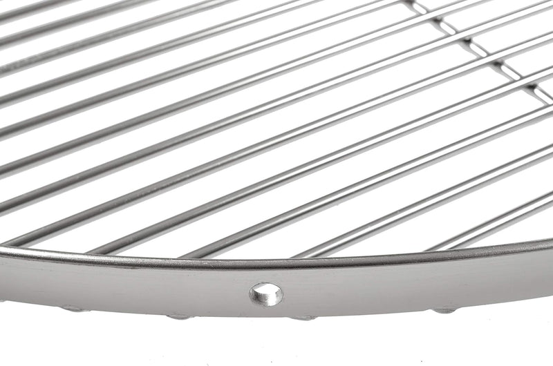 HeRo24 50 cm GRILLROST EDELSTAHL FÜR SCHWENKGRILL DREIBEIN ZUM AUFHÄNGEN 3 X 8 mm LÖCHER