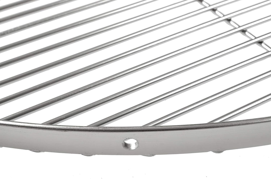 HeRo24 Edelstahl Grillrost 60 cm Rundrost zum Aufhängen für Dreibein Schwenkgrill & Schwenker 2 cm A