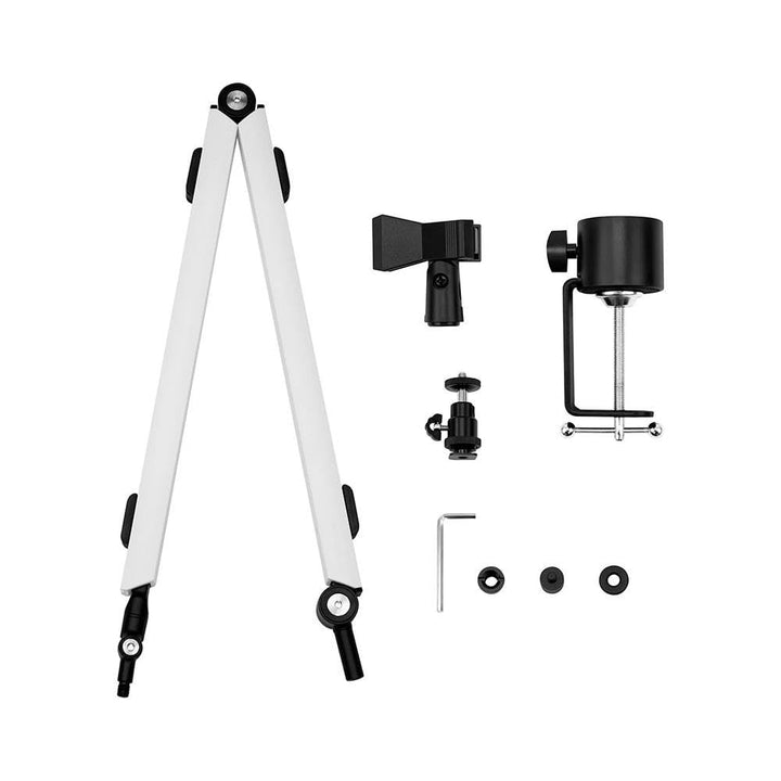 Streamplify Mikrofon Arm MOUNT ARM mit Zubehörschuh-Montageschiene - Mikrofonständer 360-Grad-Drehun