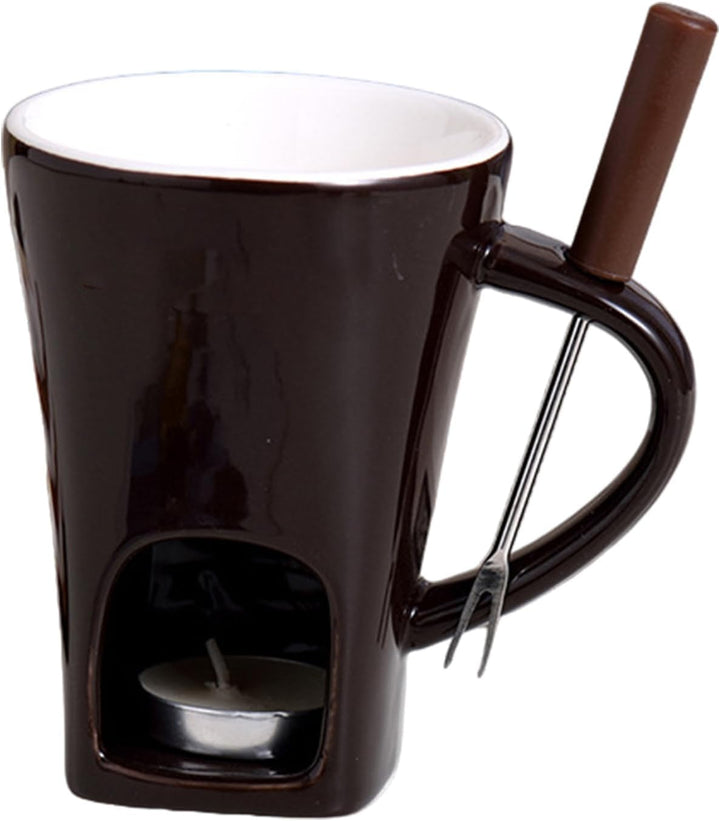 Schokofondue Tasse Für Schokolade Schmelzen, Becher Zum Schmelzen Von Schokolade Käsefondue Set Kera