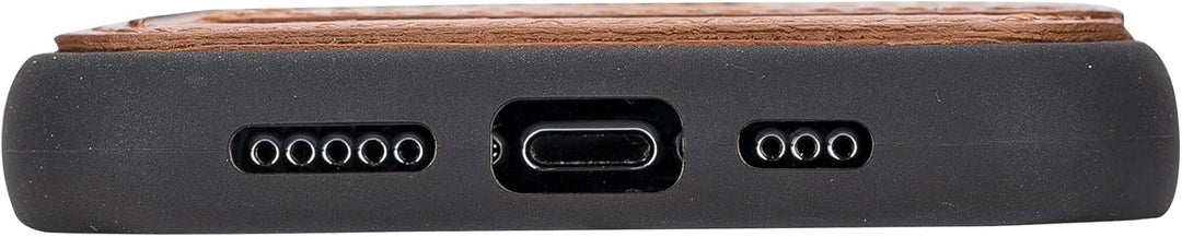 Solo Pelle Lederhülle für das iPhone 14 Pro in 6.1 Zoll Case Leder Hülle Ledertasche Backcover aus e