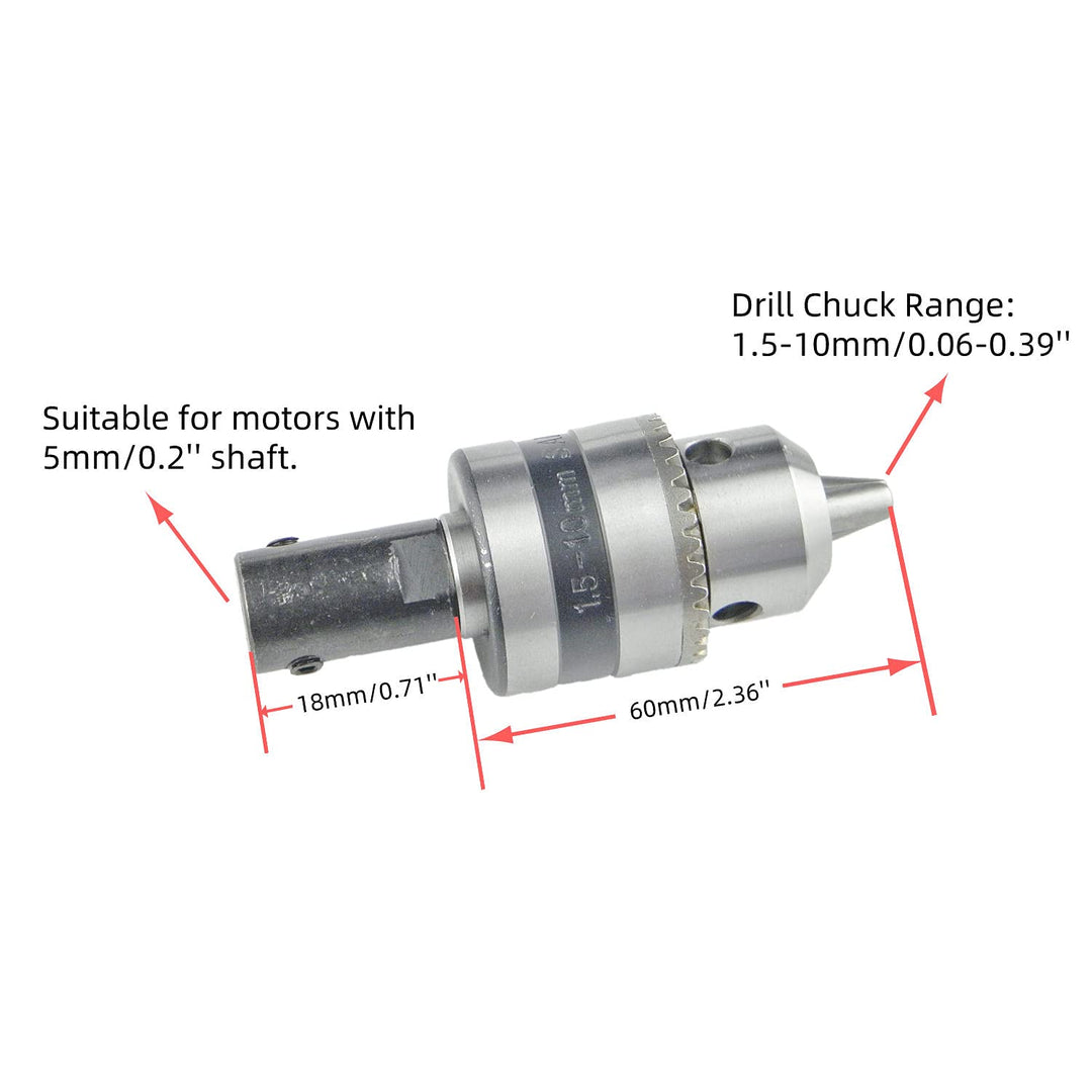 CHANCS Kreissägemaschine 775 DC Elektromotor DC 24V 12000RPM Dual Output Shaft DIY Sägebohrer mit PW