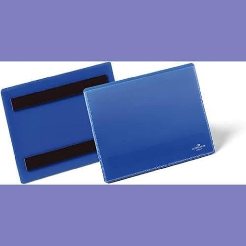 Durable Magnetische Kennzeichnungstasche, für Etiketten und Dokumente in A6 quer, Packung à 50 Stück