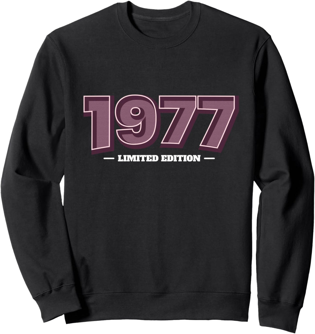 47. Geburtstag Mann Frau 47 Jahre 1977 Deko Lustig Geschenk Sweatshirt