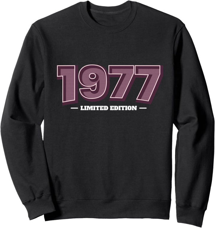 47. Geburtstag Mann Frau 47 Jahre 1977 Deko Lustig Geschenk Sweatshirt