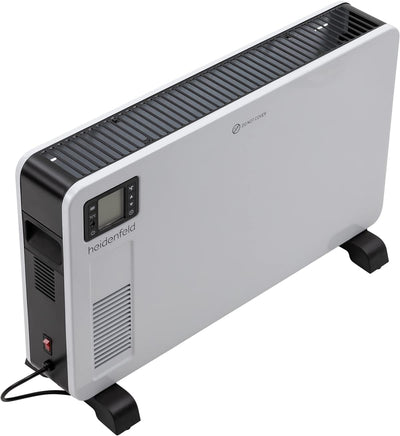 Heidenfeld Elektro Konvektorheizung EK100 | 2300 Watt - Fernbedienung - Timer - LCD-Display - Heizkö