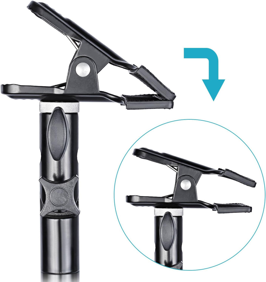 Neewer Fotografie 5-in-1 Multi-Lichtreflektor (110cm) mit hochwertiger metallischer Klemmhalter für