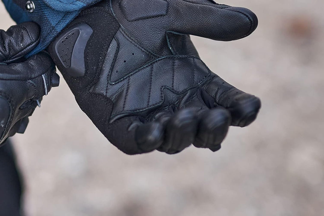 SHIMA SPARK 2.0 Motorradhandschuhe Herren | Touchscreen, Sommer, Sport Leder Handschuhe mit TPU Knöc