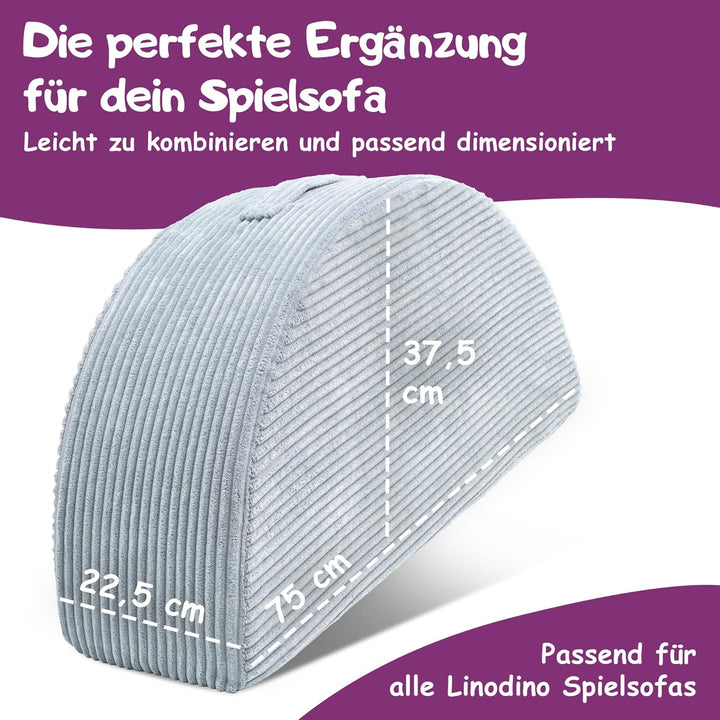 Linodino® Halbmond Wippe – Spielsofa Add-on aus Schaumstoff | Bauteil & Erweiterung zum Wippen, Bala