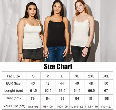 STARBILD Damen Unterhemd, S-4XL M Schwarz-weiss-grau, M Schwarz-weiss-grau