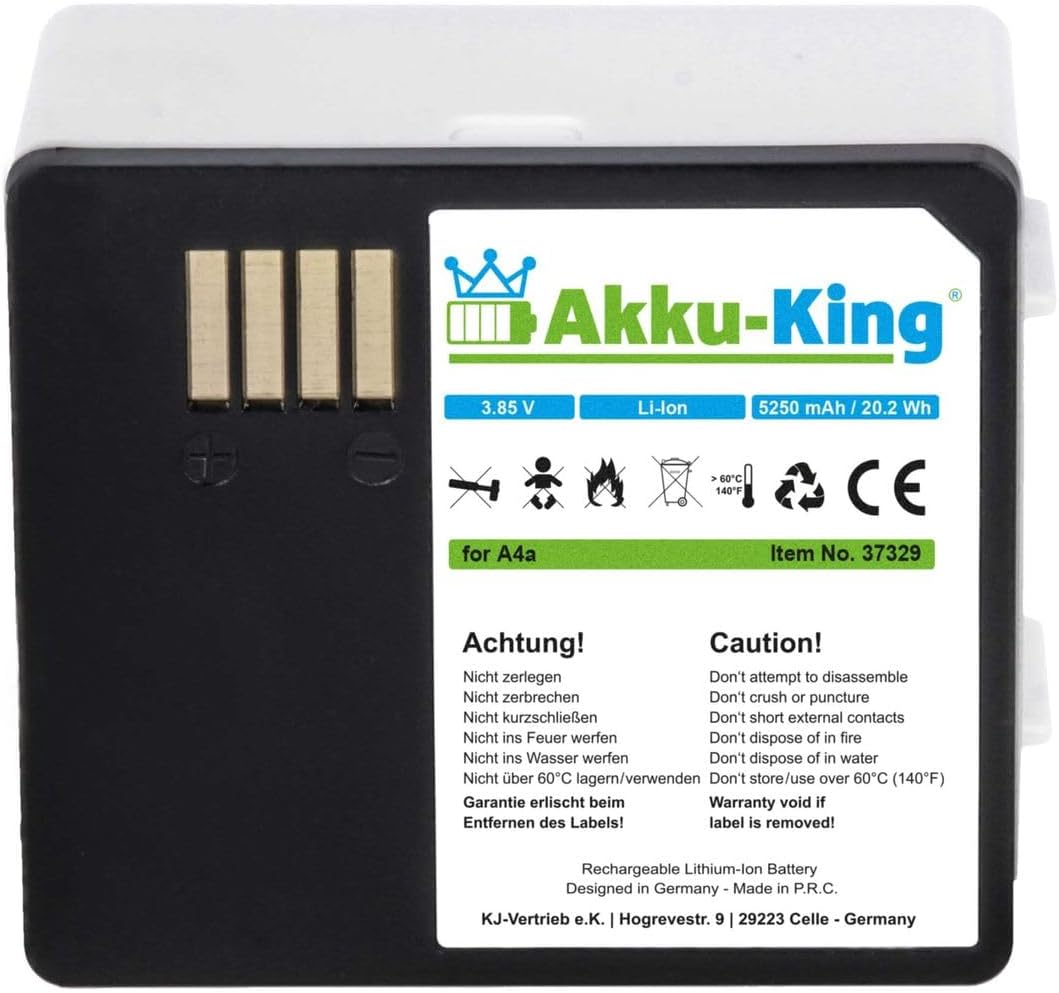 Akku kompatibel mit Netgear Arlo A-4a, A4a, 308-10069-01 - Li-Ion 5250mAh - für Ultra, Ultra +, Ultr