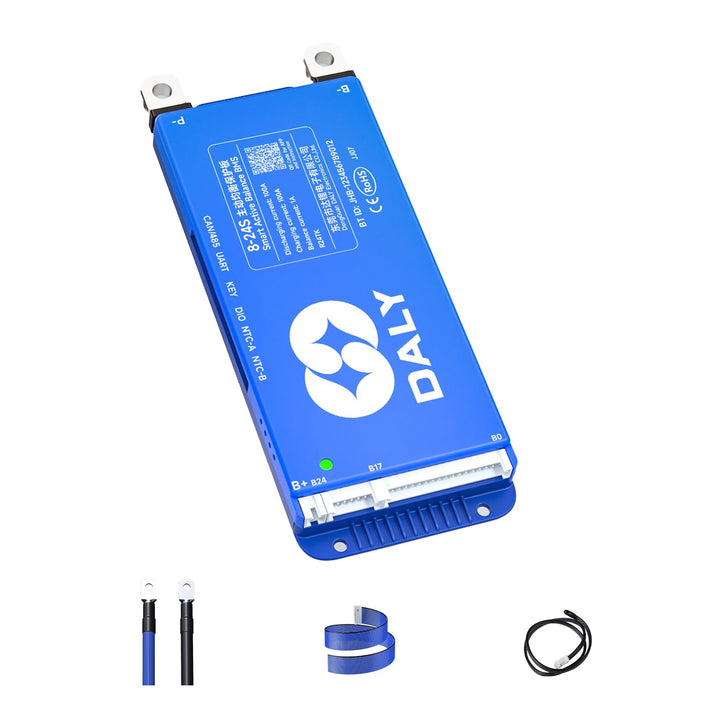 DALY 100A 8S-24S 24V-84V Smart BMS mit 1A Active Balancer und integriertem Bluetooth RS485 CAN für L