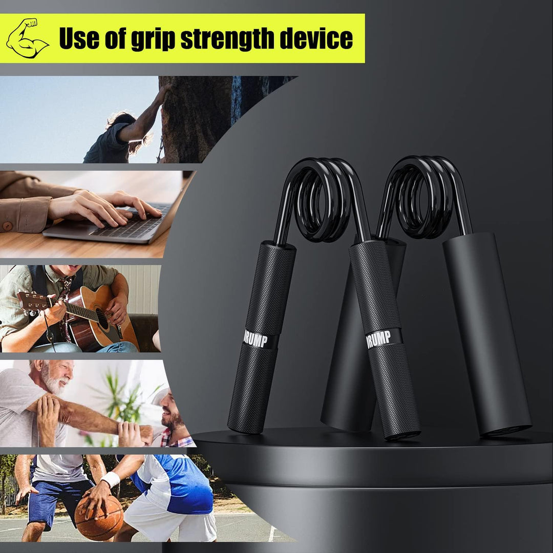 HORUMP Handtrainer Unterarmtrainer 4Pack or 6Pack, 22.5-157.5KG, Metall Griffkraft Trainer Training,