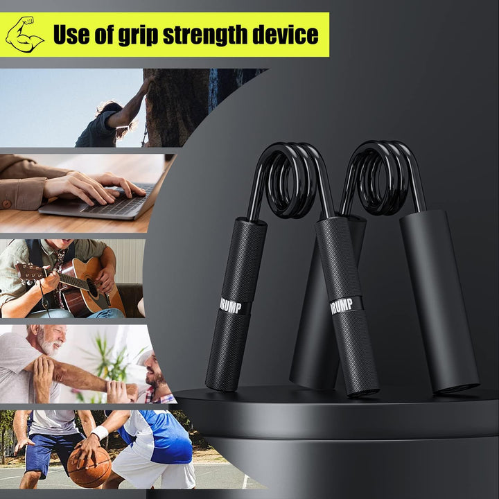 HORUMP Handtrainer Unterarmtrainer 4Pack or 6Pack, 22.5-157.5KG, Metall Griffkraft Trainer Training,