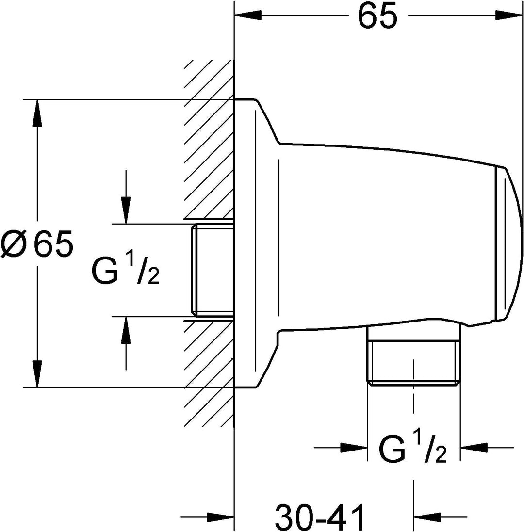 Movario Wandanschlussbogen