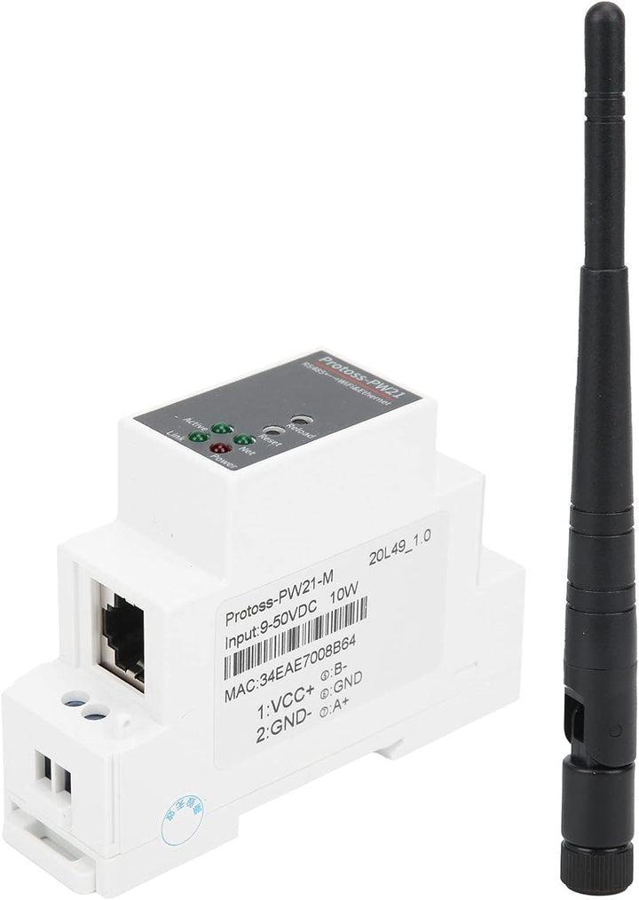 Serieller WLAN-Server RS485 zu WLAN Ethernet Serieller Server Ethernet Drahtlose Netzwerkgeräte Modb