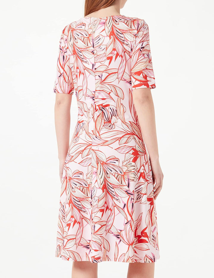 Gerry Weber Damen Kleid, Lila/Pink/Rot/Orange Druck