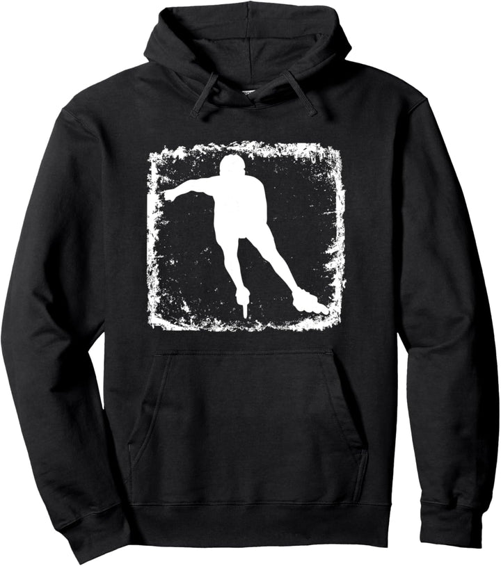 Skate Skater Skating Rollschuhläufer Rollschuhe Geschenk Pullover Hoodie