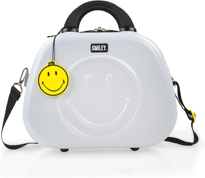 Smiley Originals - Kosmetikkoffer Hartschale Gross, Beautycase Damen, Trolley & Handgepäck Koffer: B
