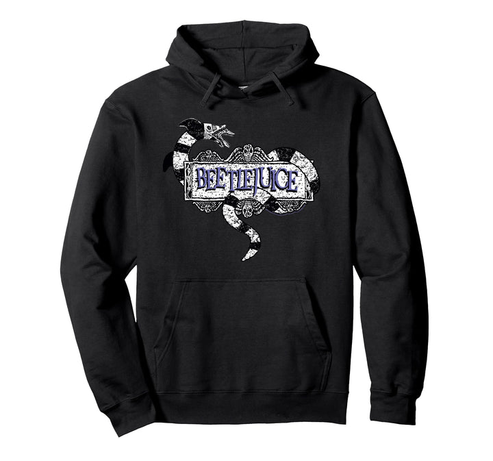 Beetlejuice Women's Sandworm Logo Pullover Hoodie