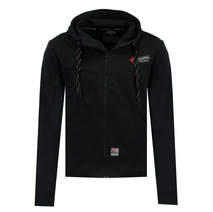 Geographical Norway Herren-Sweatshirt mit durchgehendem Reissverschluss, lange Ärmel, Kapuze FURN WQ