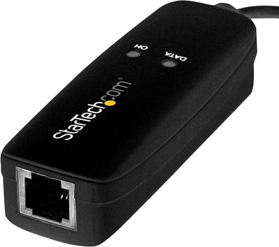 StarTech.com USB 2.0 Faxmodem - 56K Externes DialUp V.92 Modem/Dongle/Adapter - Computer/Laptop Faxm