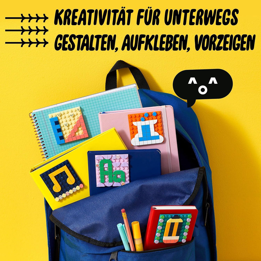 LEGO 41957 DOTS Kreativ-Aufkleber-Set, 5in1 DIY Bastelset für Kinder ab 6 Jahren, Spielzeug zum Bast