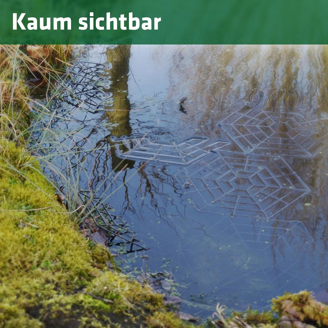 GARDIGO® Teichgitter 40er Set I Reiherschreck Gartenteich | Katzenabwehr Vogelabwehr I Schutz vor Fi