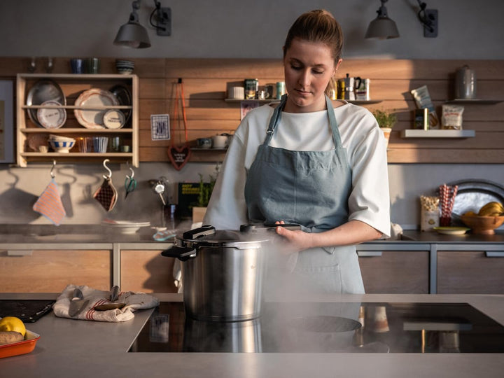Fissler Vitaquick Premium/Schnellkochtopf-Set 2-teilig, 22 cm (Schnellkochtopf 4,5 L + Schnellbratpf