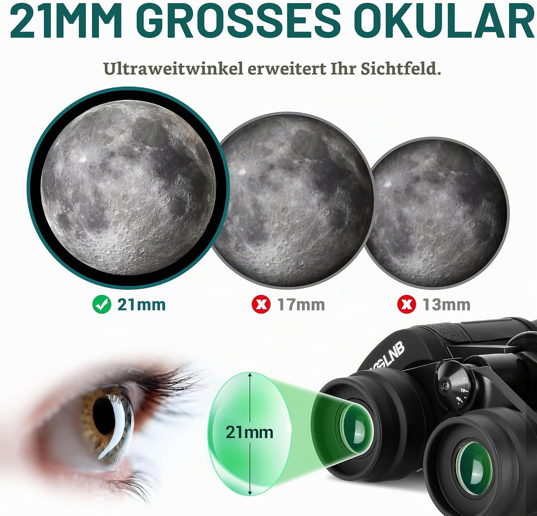 ESSLNB 15-30X80 Zoom Astronomie Ferngläser mit integriertem Stativanschluss Riesen Ferngläser mit Sm
