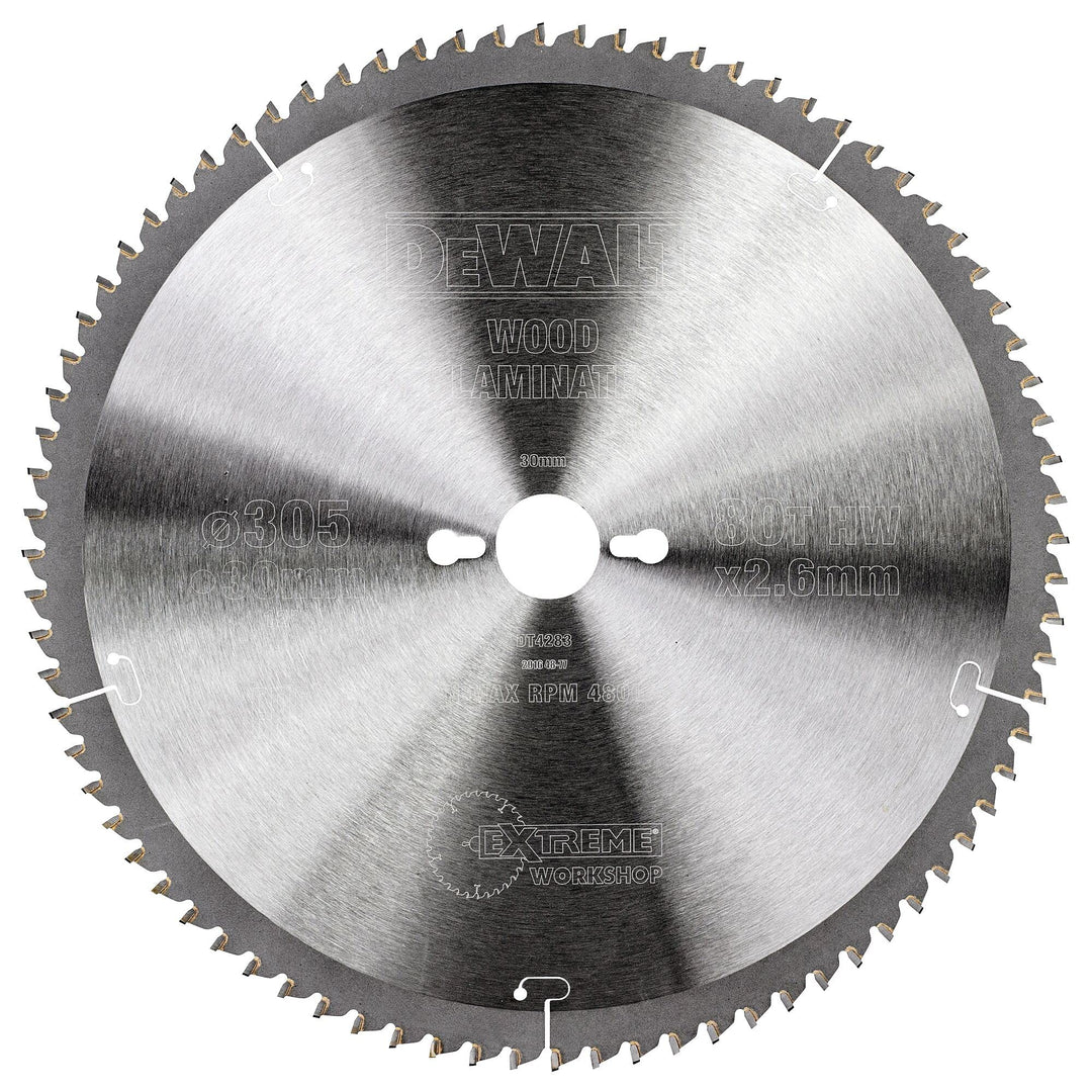 DEWALT Kreissägeblatt Extreme DT4283 (für den Einsatz auf Stationärsägen, für extra feine Schnitte i
